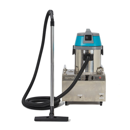 Commercial Steam Cleaner with Wet/Dry Vacuum and Upholstery - 2 Gallon Tank