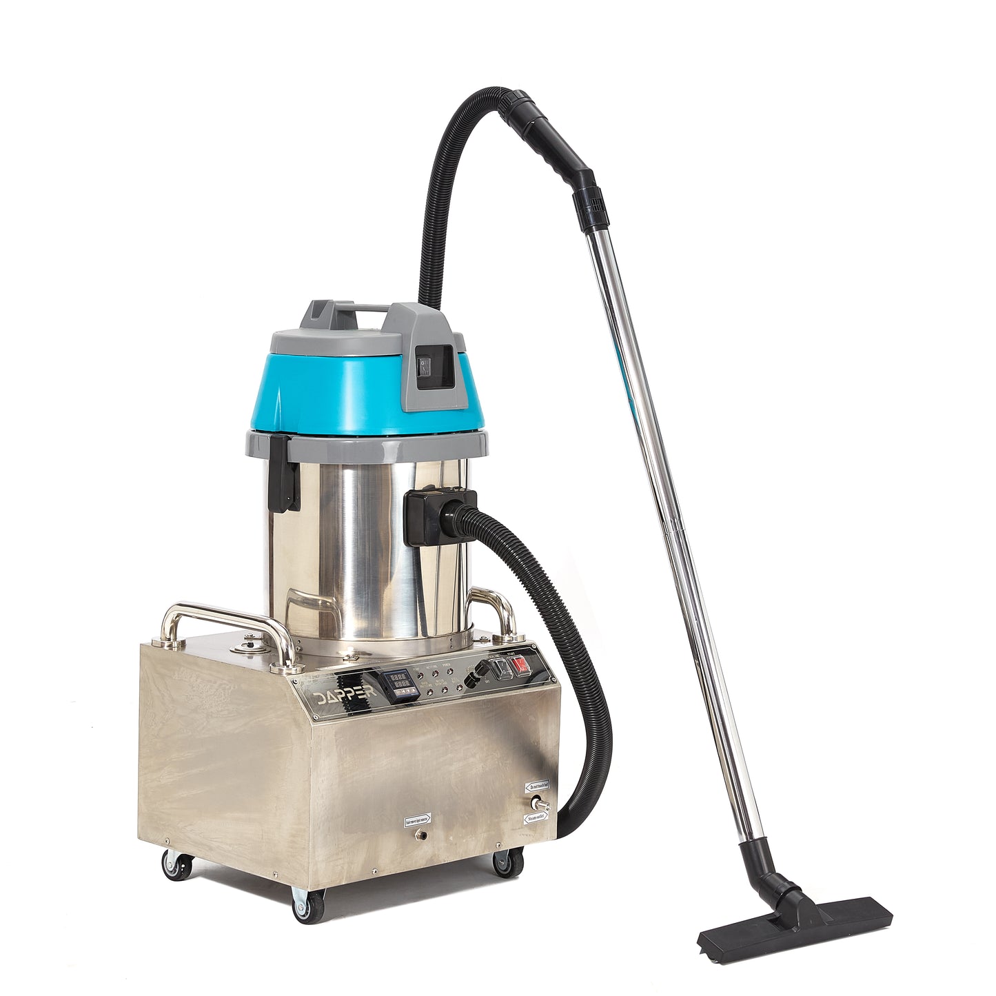 Commercial Steam Cleaner with Wet/Dry Vacuum and Upholstery - 2 Gallon Tank