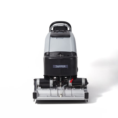 Battery-Powered Sweep & Scrub Commercial Floor Cleaning Machine, 25.5" Cleaning Path, 35" Squeegee, 14.5/17 Gal Tanks, Self-Propelled, 4-Hour Runtime, 2-Year Warranty