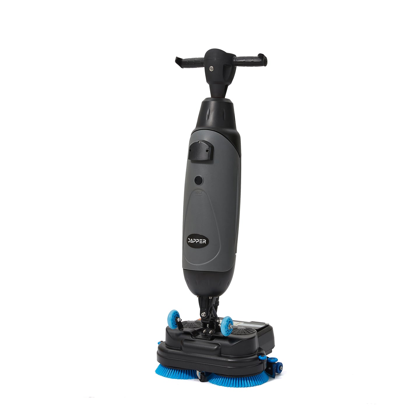 Hand Held Floor Scrubber Machine 17" Brush, 17.5" Squeegee, 1.2 Gal Tank