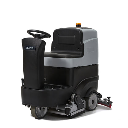 Commercial Ride-On Floor Sweeper Scrubber Machine, 2-in-1 Sweep & Scrub, 25.5 in. Cleaning Path, 39.5 in. Squeegee, 24 Gal. Solution Tank, 29 Gal. Recovery Tank, 24V Battery