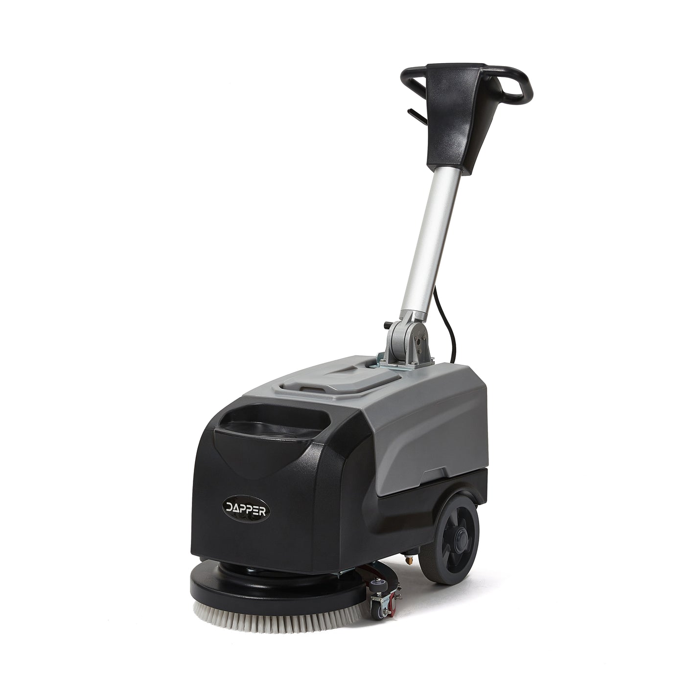 Walk-Behind Floor Scrubber Machine 15" Brush, 19" Squeegee, 4.5-Gal Tank