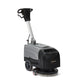 Battery-Powered Walk-Behind Floor Scrubber, 15" Brush, 19" Squeegee, 4.5-Gal Tank, Foldable Handle