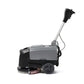 Battery-Powered Walk-Behind Floor Scrubber, 15" Brush, 19" Squeegee, 4.5-Gal Tank, Foldable Handle