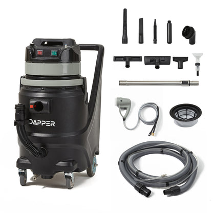 Wet/Dry Vacuum Cleaner with Steam, Water Extraction & Scrub Brush 4.5 Gal. Tank