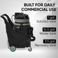 Wet/Dry Vacuum Cleaner with Steam, Water Extraction & Scrub Brush 4.5 Gal. Tank
