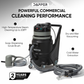Wet/Dry Vacuum Cleaner with Steam, Water Extraction & Scrub Brush 4.5 Gal. Tank