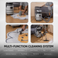 Wet Dry Vacuum Cleaner with Steam, Cold Water Extraction & Scrub Brush, 2.5 Gal. Tank
