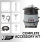 Cold Water Carpet Extractor & Upholstery with Scrub Brush & Blower, 2.5 Gal.