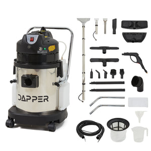 Wet Dry Vacuum & Steam Cleaner with Carpet & Upholstery Extraction 5.5 Gal. Recovery Tank