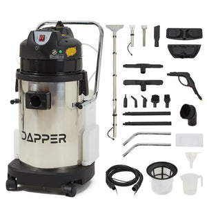 Wet Dry Vacuum & Steam Cleaner with Carpet & Upholstery Extraction 8 Gal. Recovery Tank