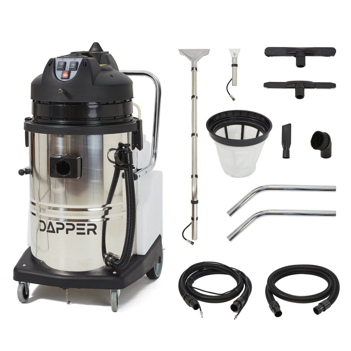 Wet Dry Vacuum with Carpet & Upholstery Extraction 16 Gal. Recovery Tank
