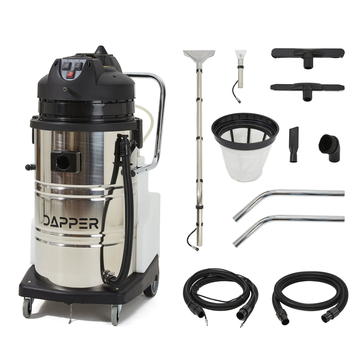 Wet Dry Vacuum with Carpet & Upholstery Extraction 21 Gal. Recovery Tank