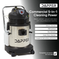 Wet Dry Vacuum & Steam Cleaner with Carpet & Upholstery Extraction 5.5 Gal. Recovery Tank