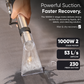 Wet Dry Vacuum with Carpet & Upholstery Extraction 5.5 Gal. Recovery Tank