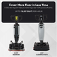 Battery Powered Portable Hand Held Walk Behind Floor Scrubber Machine 20.5 Inch Cleaning Path 22 Inch Squeegee 1.2 Gal Tank Up to 18000 Sq Ft per Hour