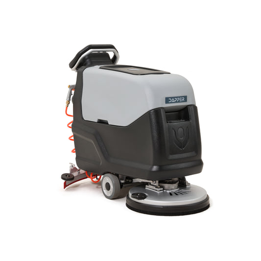 Battery Powered Self Propelled Walk-Behind Floor Scrubber Polisher Machine, 20" Cleaning Path, 14.5/17 Gal Tanks, 4Hr Runtime, Up to 2.5 MPH Self-Propelled Drive