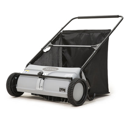 26-Inch Push Lawn Sweeper, Grass, Lawn and Leaf Cleanup Collector with Large 7 cu. ft. Hopper Bag