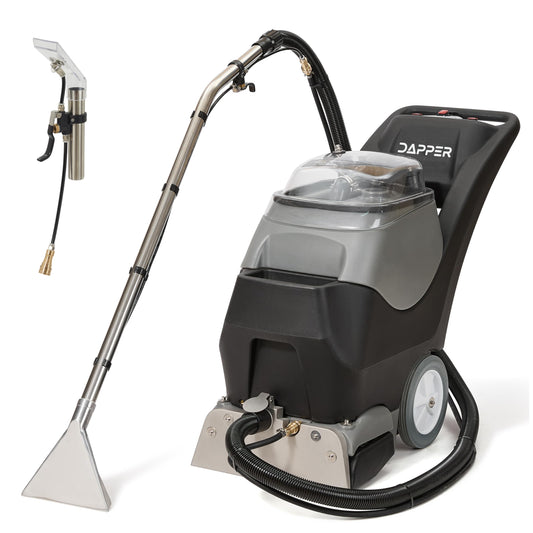 4-in-1 Carpet Extractor Steam Cleaner 18.5" 10.5/8 Gallon Tanks Upholstery & Floor Wand