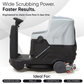 Ride-On Floor Scrubber Machine 22" Brush, 31.5" Squeegee