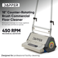 18" Counter-Rotating Brush (CRB) Carpet & Hard Floor Cleaning Machine