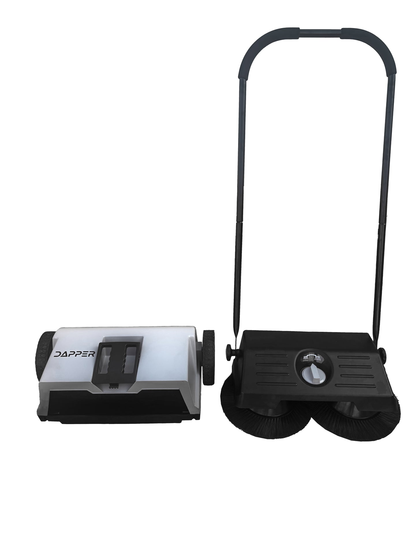 Walk-Behind Outdoor Hand Push Sweeper - 6.5 Gallon Capacity - 22" Sweeping Width DP-FS1101