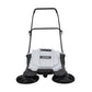 Walk Behind Hand Push Floor Sweeper - 5.25 Gal Capacity - 25.5" Sweeping Width