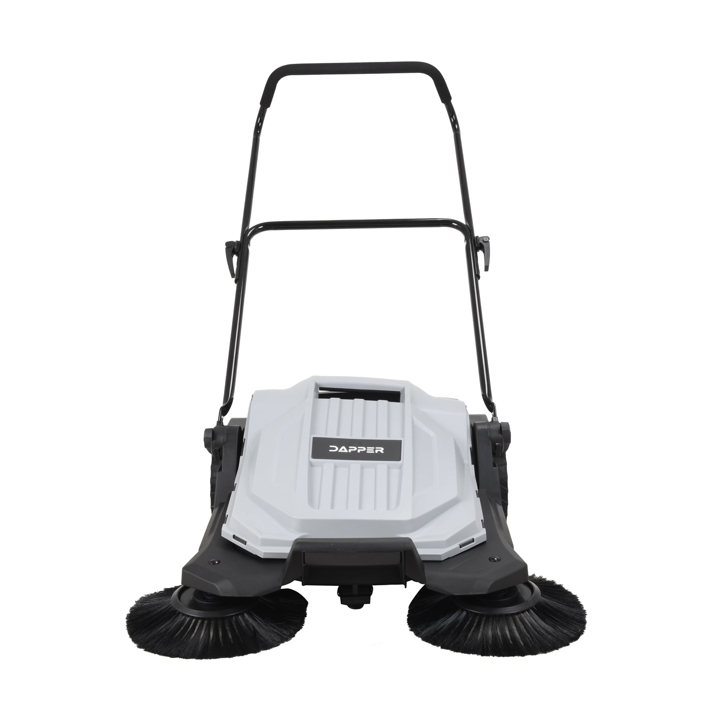 Walk Behind Hand Push Floor Sweeper - 5.25 Gal Capacity - 25.5" Sweeping Width