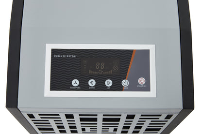 105-Pint Commercial Dehumidifier with Built-In Pump and Drain Hose 8000 Sq Ft Coverage