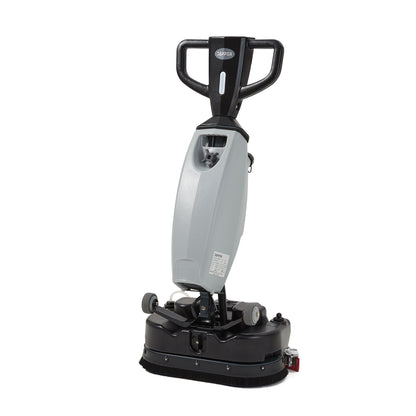 Hand Held Floor Scrubber Machine 20.5" Brush, 22" Squeegee, 1.2 Gal Tank