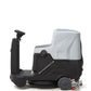 Ride-On Floor Scrubber Machine 22" Brush, 31.5" Squeegee