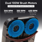 Mini Automatic Floor Scrubber Machine 16" Brush 3 Adjustable Speed Options