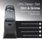 Cold Water Carpet Extractor Machine 8-Gal Tank, 18” Cleaning Path