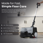 Mini Automatic Floor Scrubber Machine 15" Brush 17" Squeegee