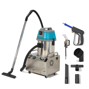 Commercial Steam Cleaner with Wet/Dry Vacuum and Upholstery - 2 Gallon Tank
