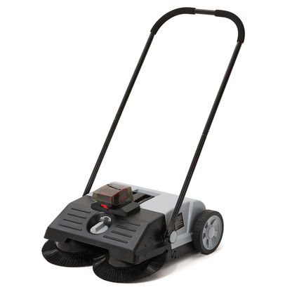 Battery Powered Artificial Grass & Hard Surface Sweeper, 22" Wide Cleaning Path, 6.5-Gallon Bin