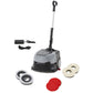 Mini Automatic Floor Scrubber Machine 15" Brush 17" Squeegee