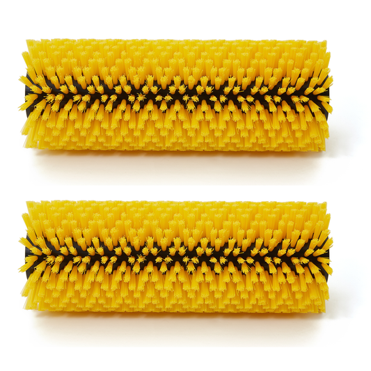Set of Yellow Brushes for Counter Rotating Brush (CRB) Machine