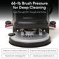 Walk Behind Floor Scrubber Machine 20" Brush, 31.5" Squeegee