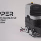 Commercial Ride-On Floor Sweeper Scrubber Machine, 2-in-1 Sweep & Scrub, 25.5 in. Cleaning Path, 39.5 in. Squeegee, 24 Gal. Solution Tank, 29 Gal. Recovery Tank, 24V Battery