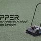 22" Battery Powered Artificial Grass & Hard Surface Sweeper