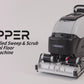Self Propelled Sweep & Scrub Floor Cleaning Machine 25" Brush 35" Squeegee