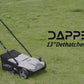 13-Inch 2-in-1 Electric Dethatcher and Scarifier with 8-Gallon Collection Bag