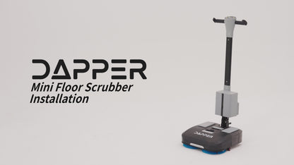 Battery Powered Walk Behind Mini Automatic Floor Scrubber Machine