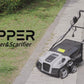 16-Inch 2-in-1 Electric Dethatcher and Scarifier with 14.5-Gallon Collection Bag