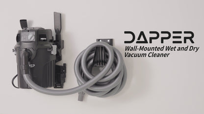 6 Gallon Wall Mount Wet/Dry Vacuum, 5.5 Peak HP