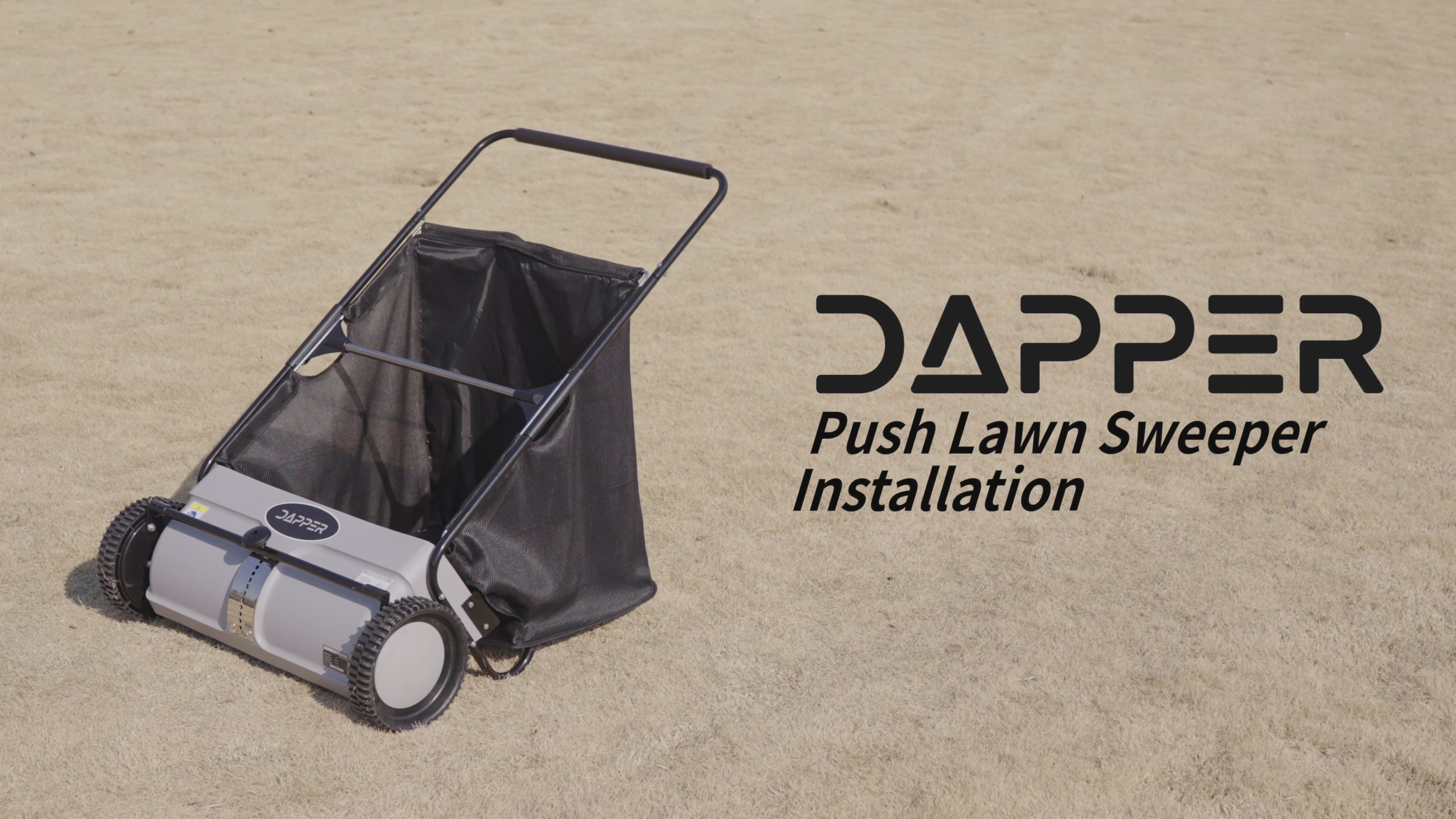 26-Inch Push Lawn Sweeper with 7 cu. ft. Hopper Bag