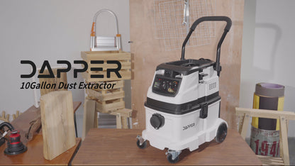 10 Gallon Wet Dry Dust Extractor Vacuum with Auto HEPA Filter